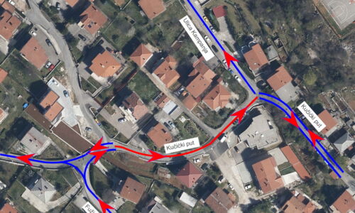 Preregulacija dijela ulice Kučićki put