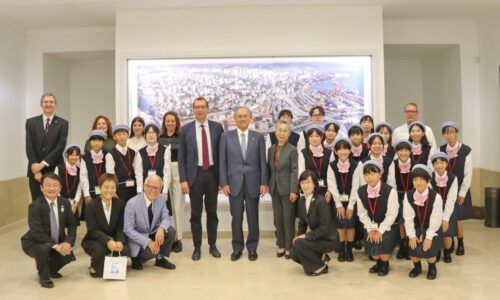 Prijem za delegaciju EU Japan Festa i clanove zbora San in Junior Chorus Little Phoenix